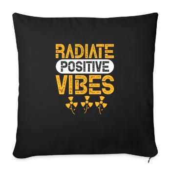 Radiology Radiologist Röntgen Rad Tech Gift - Sofa pillow with filling 45cm x 45cm - black - Front