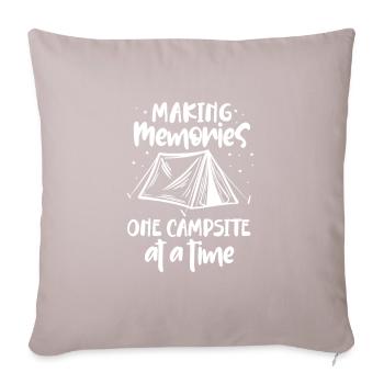 Camping - Coussin et housse de 45 x 45 cm - taupe clair - Devant
