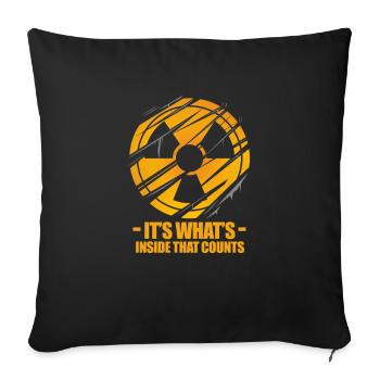 Radiology Radiologist Röntgen Rad Tech Gift - Sofa pillow with filling 45cm x 45cm - black - Front