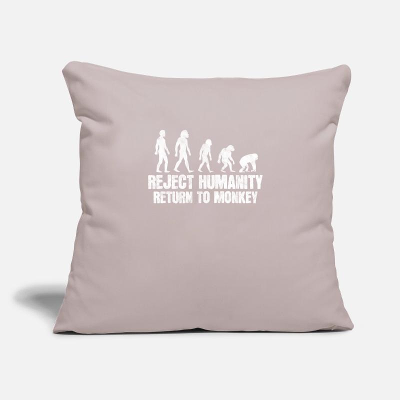 Monkey Evolution Sofa pillow with filling 45cm x 45cm
