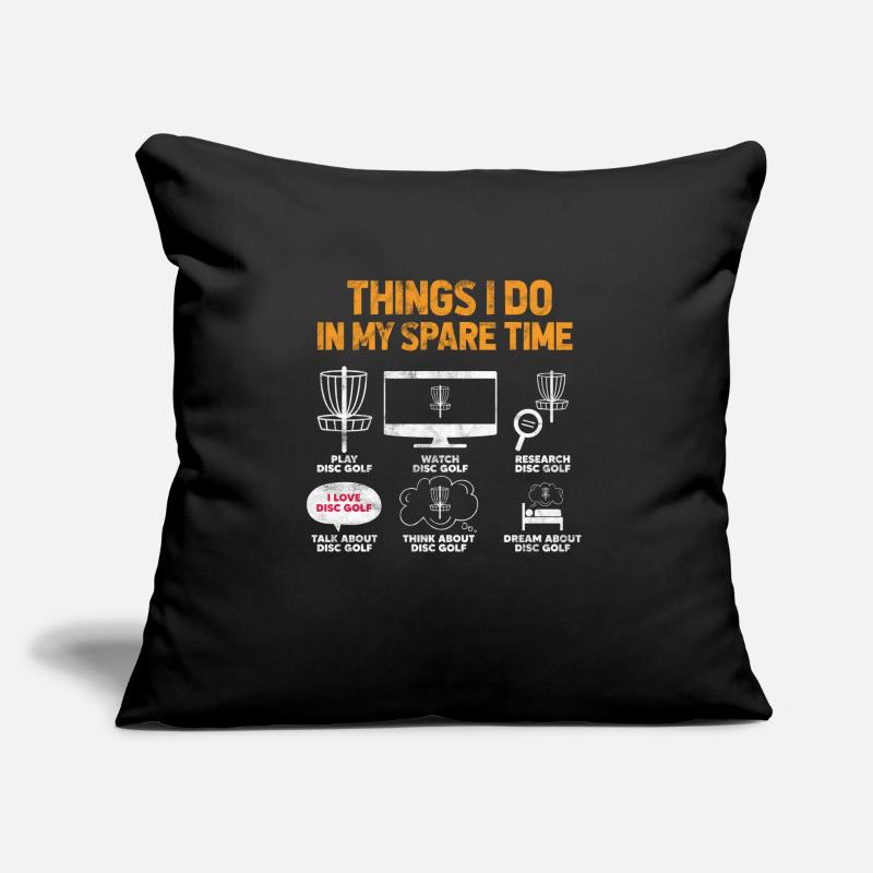 Disc Golf Coussin et housse de 45 x 45 cm