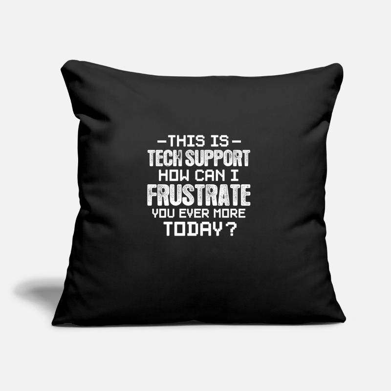 Support technique Computer It Admin Cadeau Coussin et housse de 45 x 45 cm