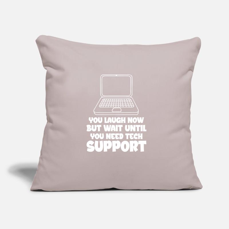 Technical Support Computer It Admin Gift Sofa pillow with filling 45cm x 45cm
