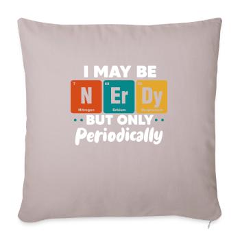 Chemistry - Sofa pillow with filling 45cm x 45cm - light taupe - Front