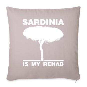 Sardegna Sardinia Island Tree Sardinia - Sofa pillow with filling 45cm x 45cm - light taupe - Front