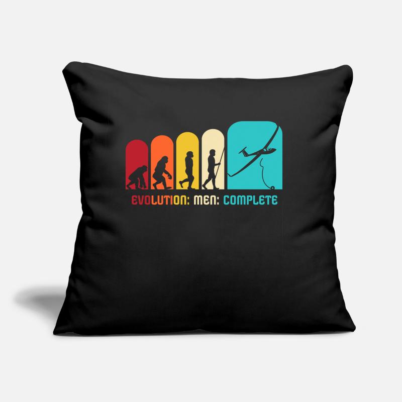 Glider Evolution Planeur Planeur Vol à voile Coussin et housse de 45 x 45 cm
