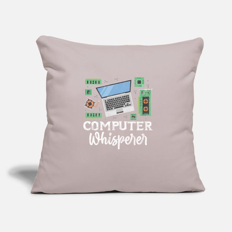 Computer Nerd Programmeur PC Cadeau informatique Coussin et housse de 45 x 45 cm