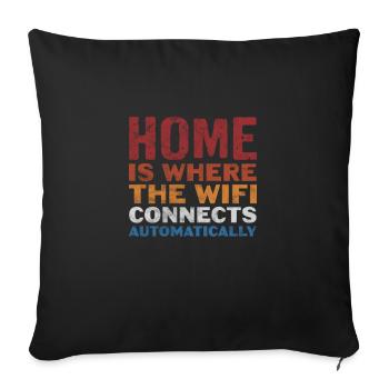 Computer Nerd PC Programmer Computer Science Gift - Sofa pillow with filling 45cm x 45cm - black - Front