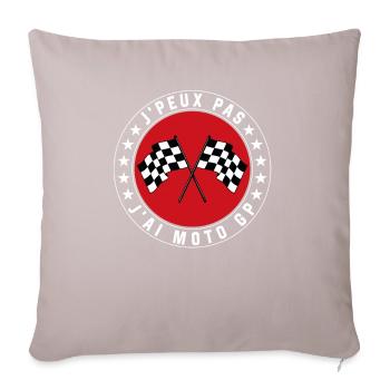 I Can't I Have Moto Gp - Sofa pillow with filling 45cm x 45cm - light taupe - Front