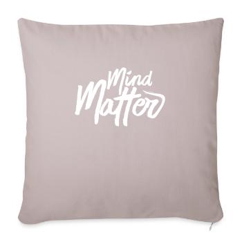 Motivation - Coussin et housse de 45 x 45 cm - taupe clair - Devant