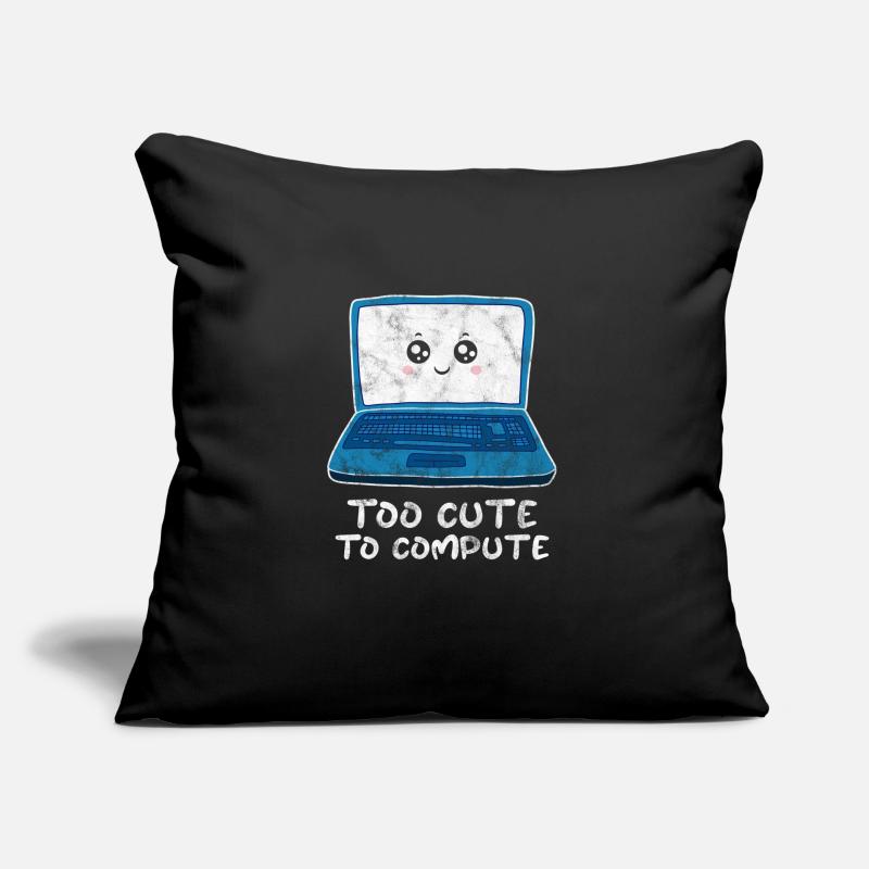 Computer Nerd PC Programmierer Informatik Geschenk Sofakissen mit Füllung 45 x 45 cm
