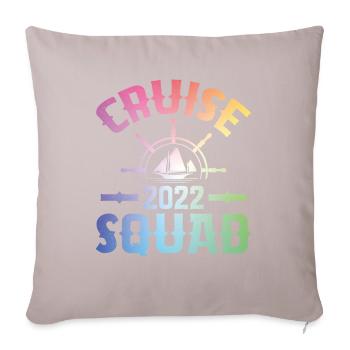 Cruise Group - Sofa pillow with filling 45cm x 45cm - light taupe - Front