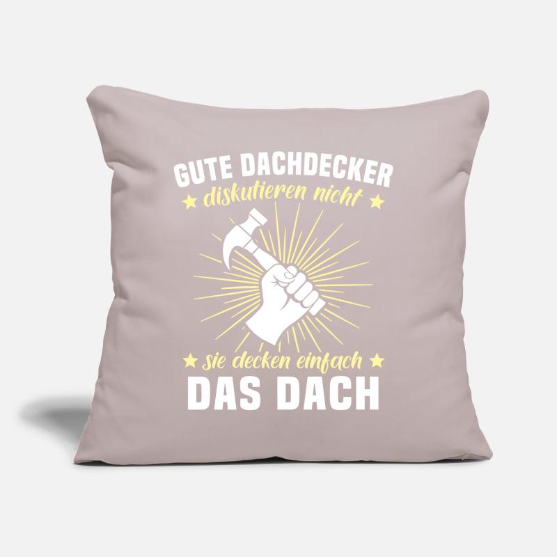 Dachdecker Dächer Decken Dachdecken Sofakissen mit Füllung 45 x 45 cm