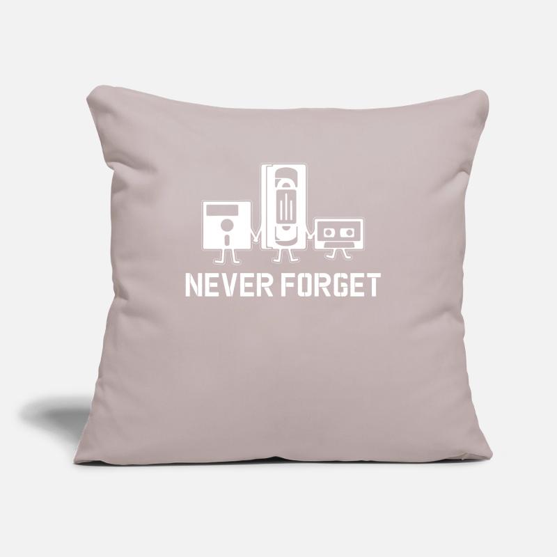 Never forget Sofa pillow with filling 45cm x 45cm