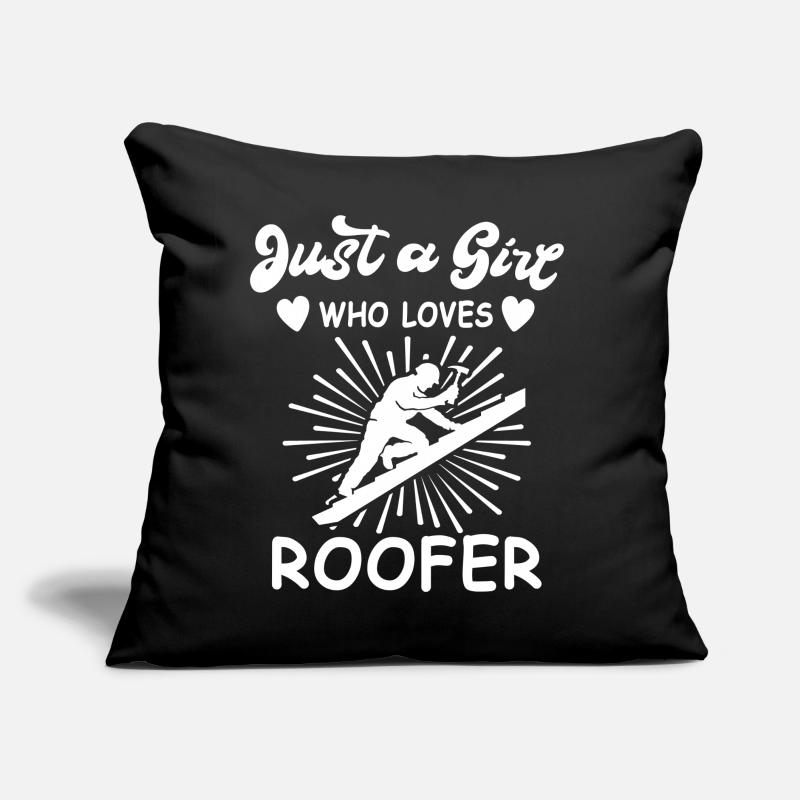 Roofer Roofing Roofing Master Roofer Sofa pillow with filling 45cm x 45cm
