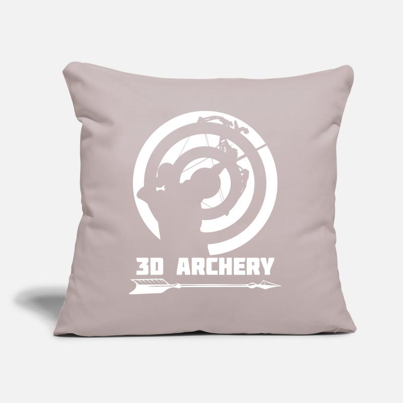 3D Archery Arc Recourbé Feuille composée Coussin et housse de 45 x 45 cm