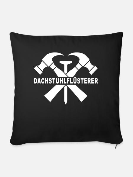 Dachdecker Handwerker Dachdecken - Sofakissen mit Füllung 45 x 45 cm - Schwarz