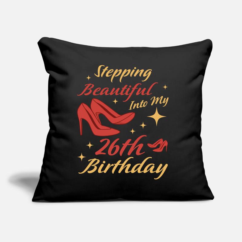 26th Birthday Gift 26 Years Fun Gift Idea Sofa pillow with filling 45cm x 45cm