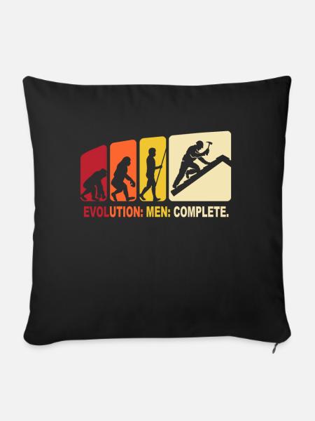 Dachdecker Evolution Dachdecken - Sofakissen mit Füllung 45 x 45 cm - Schwarz