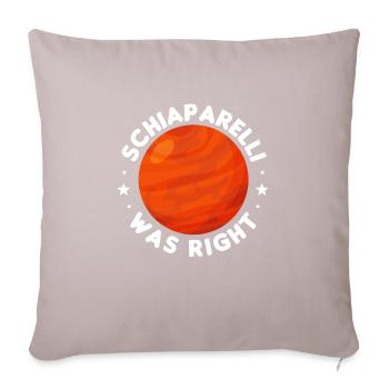 Mars Red Planet Space Astronaut Gift - Sofa pillow with filling 45cm x 45cm - light taupe - Front