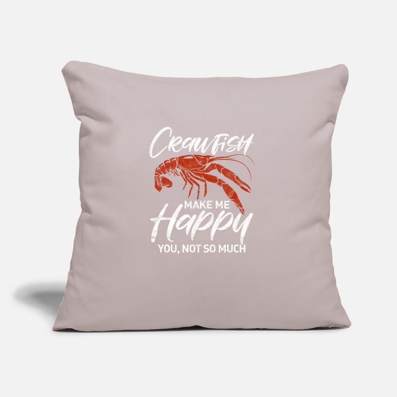 Crawfish Crawfish Seafood Crab Gift Sofa pillow with filling 45cm x 45cm
