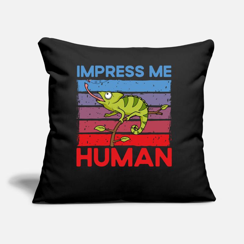 Impressionnez-moi Humain Coussin et housse de 45 x 45 cm