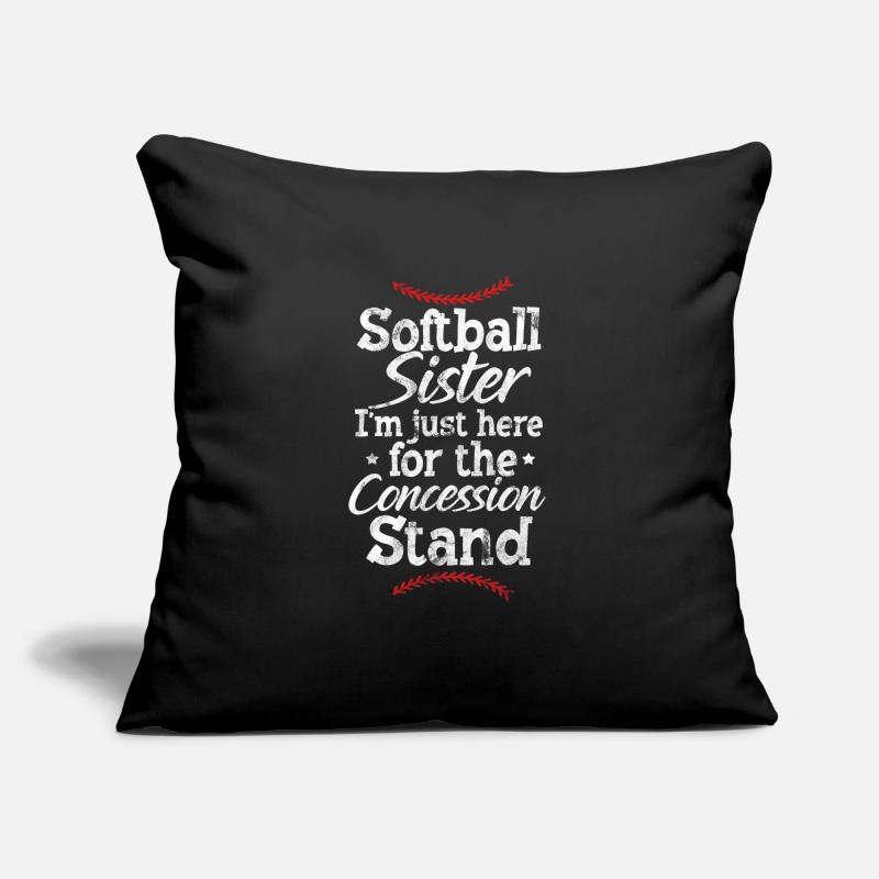 Softball Schwester Sofakissen mit Füllung 45 x 45 cm
