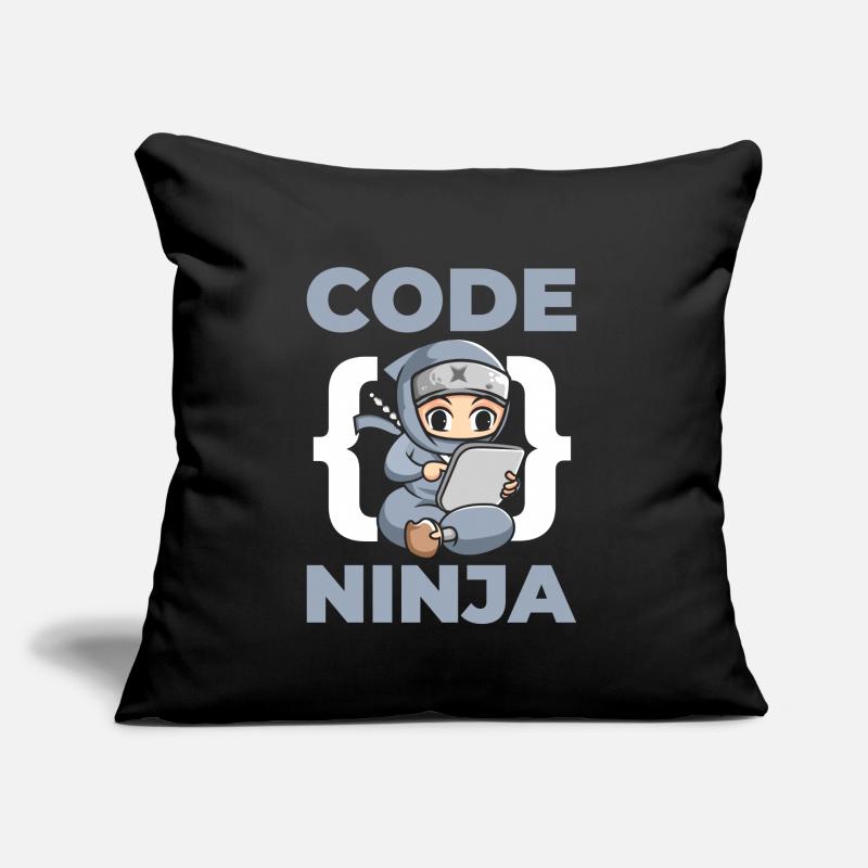 Code Ninja For Computer Fans Sofa pillow with filling 45cm x 45cm