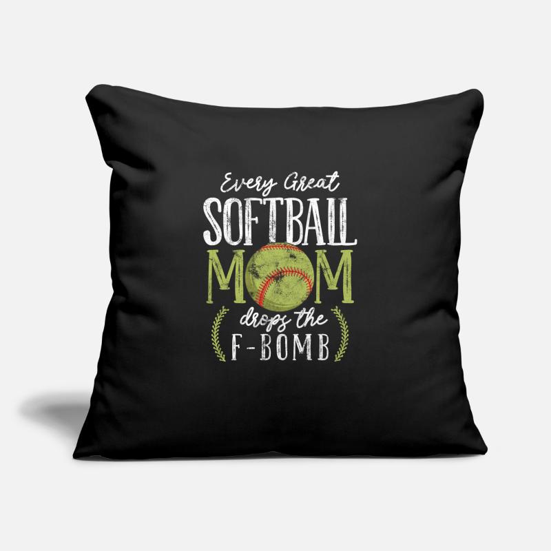 Softball Mutter Sofakissen mit Füllung 45 x 45 cm