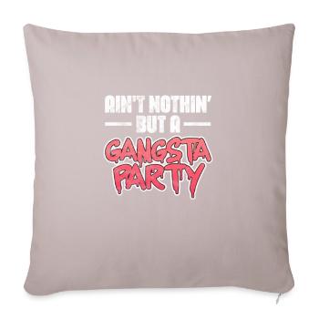 Hip Hop - Coussin et housse de 45 x 45 cm - taupe clair - Devant
