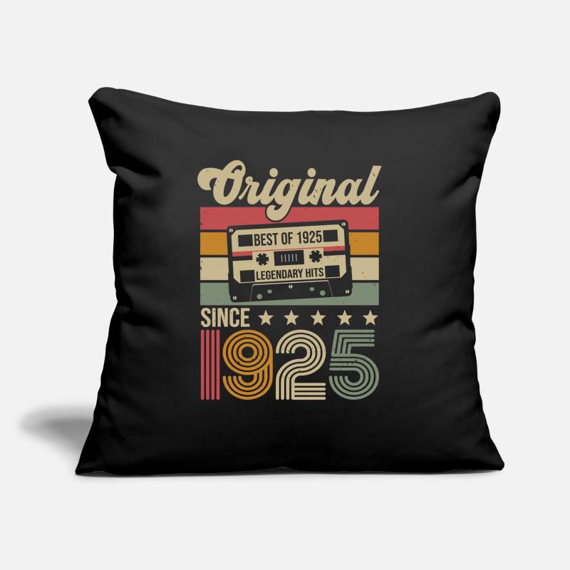 Vintage Geburtstag Original Geschenkidee 1925 Sofakissen mit Füllung 45 x 45 cm