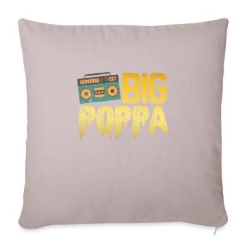Hip Hop - Coussin et housse de 45 x 45 cm - taupe clair - Devant