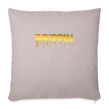 Hip-hop - Coussin et housse de 45 x 45 cm - taupe clair - Devant