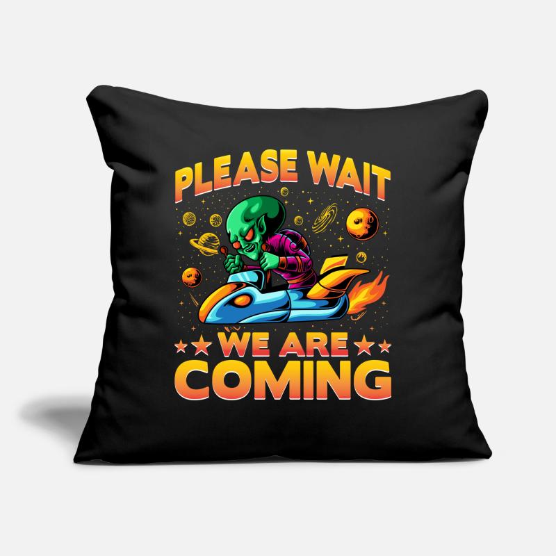 Please wait we are coming Sofakissen mit Füllung 45 x 45 cm