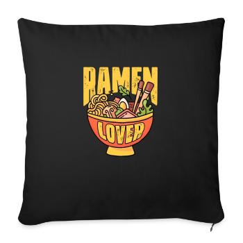 Ramen - Sofakissen mit Füllung 45 x 45 cm - Schwarz - Vorne