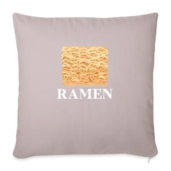 Ramen - Sofa pillow with filling 45cm x 45cm - light taupe - Front