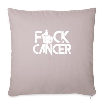 Cancer - Sofa pillow with filling 45cm x 45cm - light taupe - Front