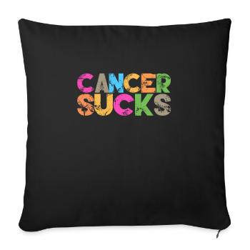 Cancer - Sofa pillow with filling 45cm x 45cm - black - Front