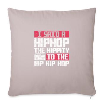 Hip-hop - Coussin et housse de 45 x 45 cm - taupe clair - Devant