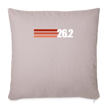 Run - Sofa pillow with filling 45cm x 45cm - light taupe - Front
