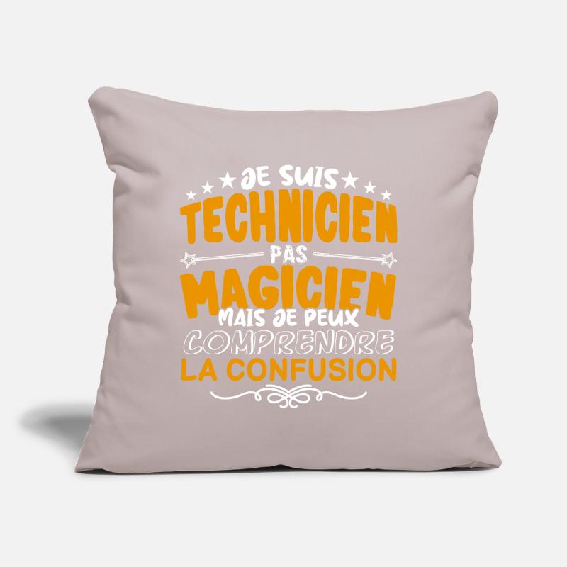 Technicien | Technicien pas Magicien | Meilleur Te Coussin et housse de 45 x 45 cm