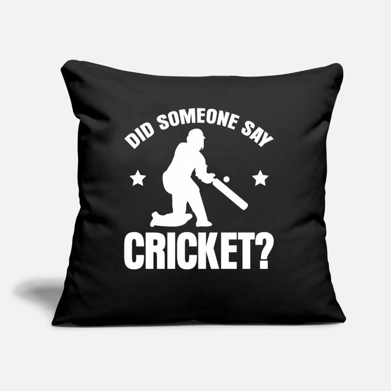 Équipe de cricket de cricket Joueurs de cricket Coussin et housse de 45 x 45 cm