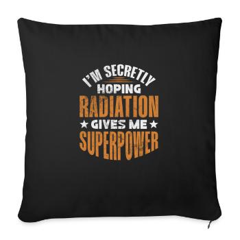 Cancer - Sofa pillow with filling 45cm x 45cm - black - Front