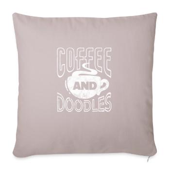 Café - Coussin et housse de 45 x 45 cm - taupe clair - Devant