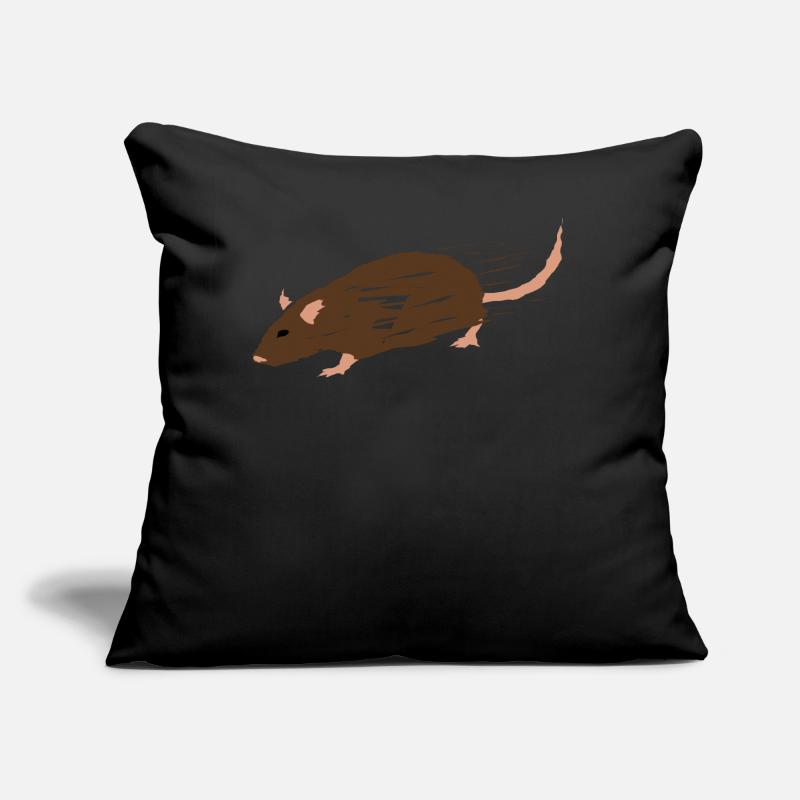 Rat Mouse Rat Mice Sofa pillow with filling 45cm x 45cm