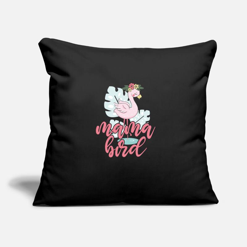 Flamingo Mutter Pink Vogel Muttertag Geschenk Sofakissen mit Füllung 45 x 45 cm