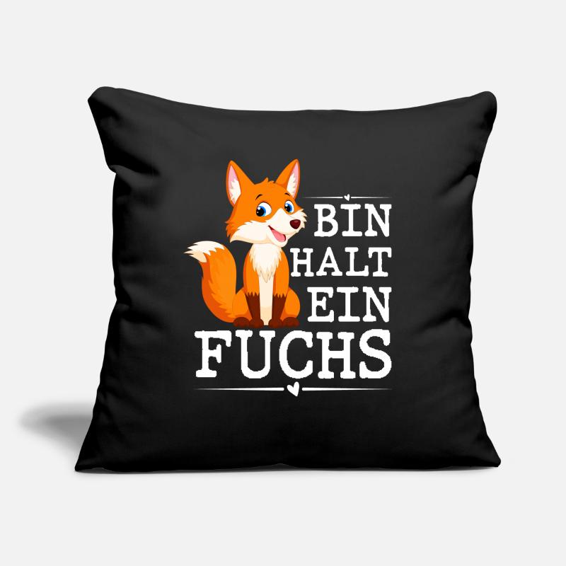 Bin Halt Ein Fuchs Sofakissen mit Füllung 45 x 45 cm