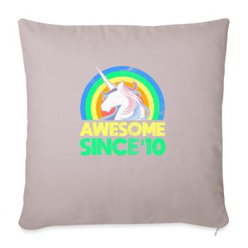 2010 - Sofa pillow with filling 45cm x 45cm - light taupe - Front