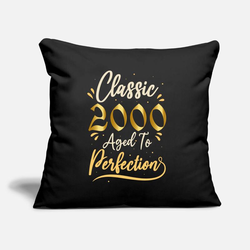 Anniversaire 2000 cadeau 2000 Classic 2000 Coussin et housse de 45 x 45 cm