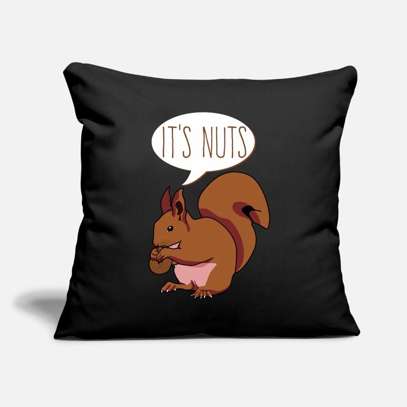 Eichhörnchen It's Nuts Squirrel Sofakissen mit Füllung 45 x 45 cm